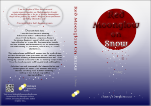 Red Moonglow on Snow by L. Nahay